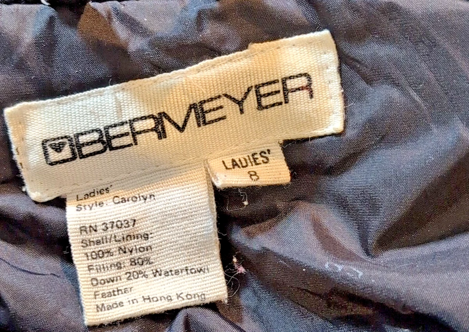 Abrigo de esquí Obermeyer rojo de plumón para mujer chaqueta de invierno acolchada talla 8 bolsillo mediano con cremallera Foto 4 de 4