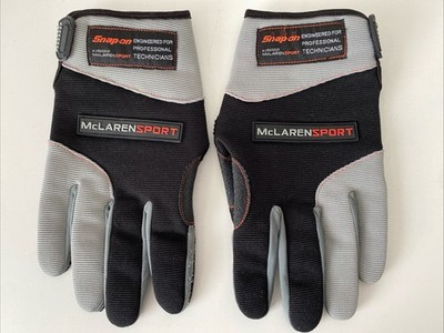 Snap-On Handschuhe McLaren Sport XL grau schwarz ungetragen für Profi Techniker