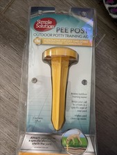 Pipi Post Outdoor Hundetrainingshilfe, 13 Zoll Pheromon infundiert Garten Markierung Sta...