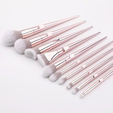 10Pcs Eye Makeup Brushes   Eyeshadow Eyebrow Face Cosmetic Tools Set