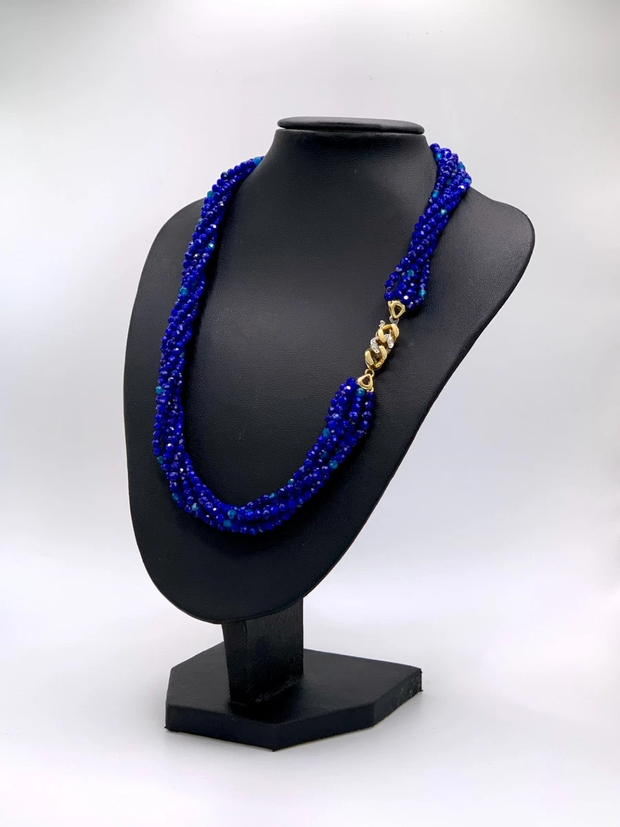 Collane e pendagli di lusso con gemme blu lapislazzulo | Acquisti Online su