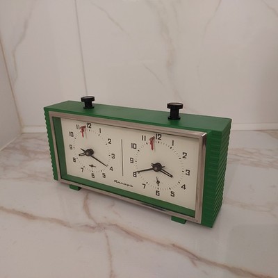 RARE Soviet Chess Clock Bakelite (Jantar-1960's) - Works perfectly