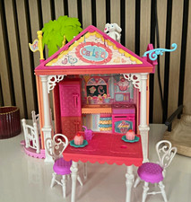 Barbie Chelsea 2-Storey 2-Room Furnished Doll House w/ Furniture & Accessories