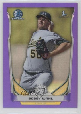 2014 Bowman Chrome Prospects Purple Refractor 139/150 Bobby Wahl #BCP79 0o9