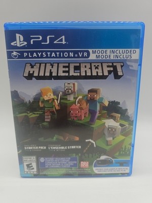 Minecraft Starter Pack on Playstation 4 (Virtual Reality Compatible) - Nice!