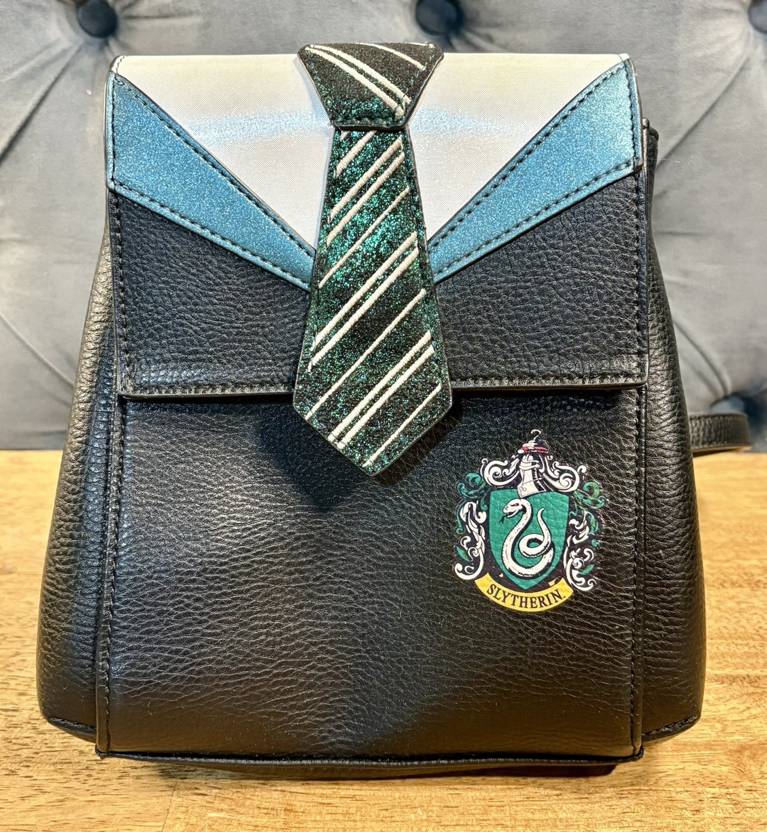 harry potter uniform mini backpack Gryffindor Gear up for a magical day with the Loungefly Harry Potter Quidditch Mini Bag a bold and sporty tribute to the Wizarding Worlds favorite Seeker Warner Bros. Harry Potter Gryffindor