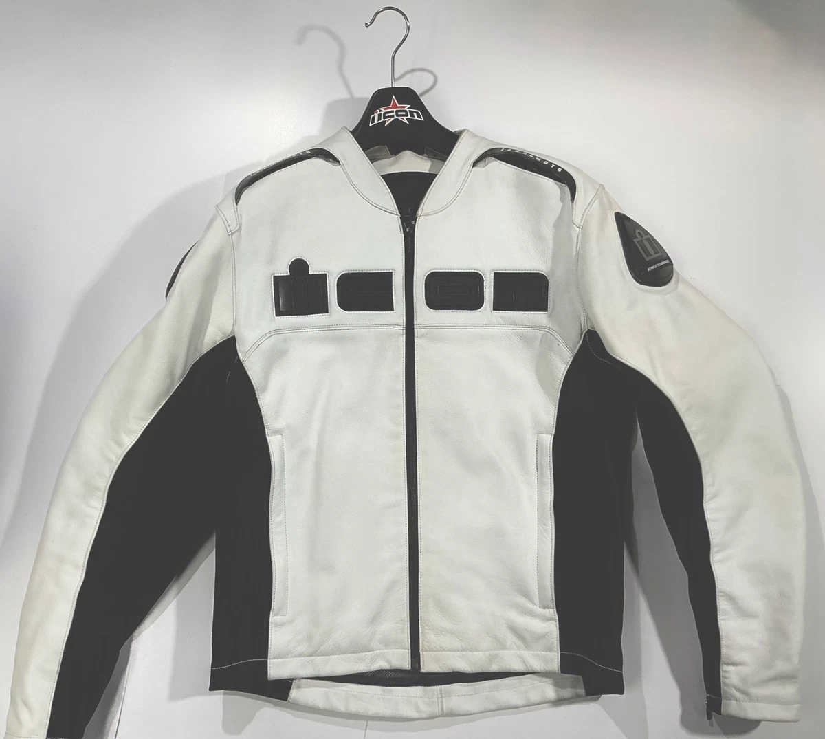White Leather Motorcycle Jackets for sale | eBay