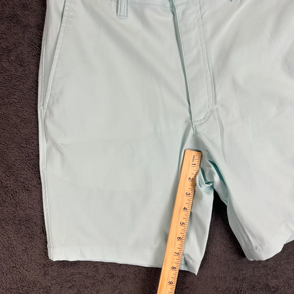 Pantalones Cortos de Golf FootJoy Para Hombre 32 Frente Plano Verde Menta 8” Entrepierna Rendimiento FJ NUEVOS SIN ETIQUETAS Foto 3 de 4