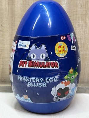 Pet Simulator X Large Blue Mystery Egg w 6'' Plush & DLC Code New 2023