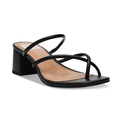 Women's DV Dolce Vita Lumena Strappy Slide Block-Heel Sandals Black
