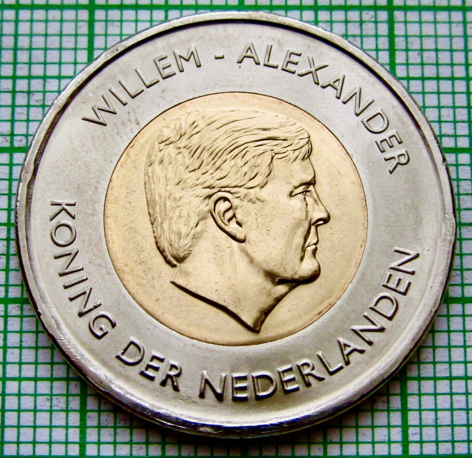 Sint Maarten Dutch Caribbean Willem-Alexander 2025 1 Gulden, Bi-metallic UNC