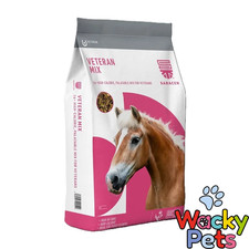 HORSE PONY FOOD FEED Saracen Veteran Mix 20kg 1.48 per kilo