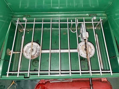 Coleman ツーバーナーコンロ 413E COLEMAN 2 BURNER CAMPING STOVE RED