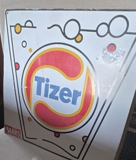 Tizer Barrs Soft Drinks Advertising Sign Plaque metal