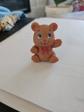 Miniature Dollhouse BROWN TEDDY BEAR TOY 2" Tall for Baby Doll Nursery Barbie