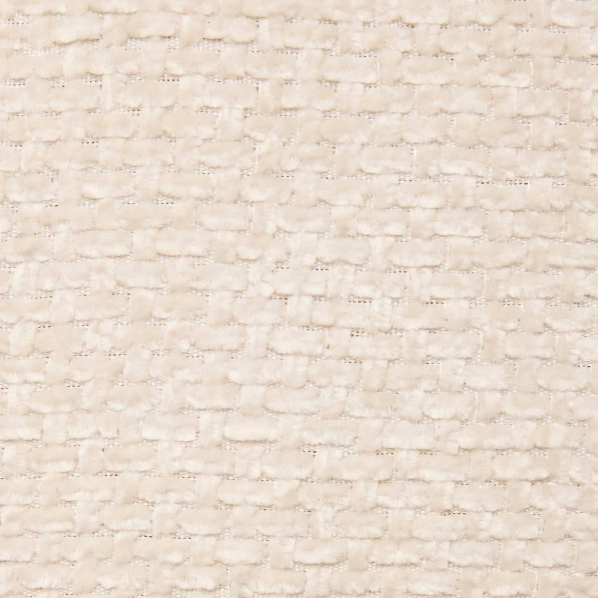 Tabouret chic chenille blanche Spolo 39cm manque de place - 4