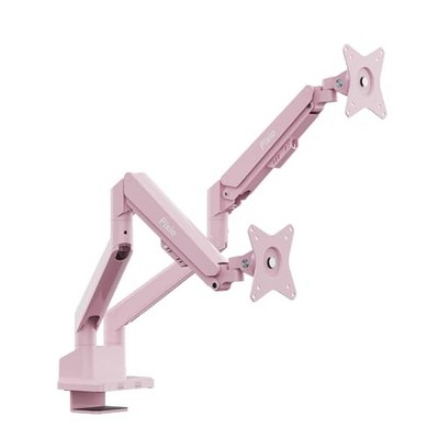  PS1D Wave Monitor Arm Stand Desk Mount - Fits up to 32 inches Dual Pink