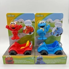 Sesame Street Kart Racers Elmo or Cookie Monster 2024 Just Play Figure & Vehicle