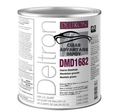 DMD1682 PPG Refinish Deltron 1 Quart Coarse Aluminum Paint Free Shipping!