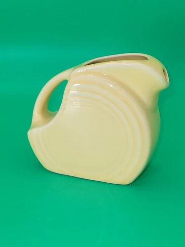 Fiestaware Mini Disc Pitcher Fiesta Yellow Small Yellow Art Deco