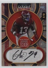 2024 Wild Card Mania American Football Circle 4/10 Malachi Moore Auto s5q
