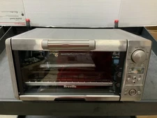 Breville - the Mini Smart Oven - Stainless Steel, BOV450XL, 0.5 cubic ft ''READ"