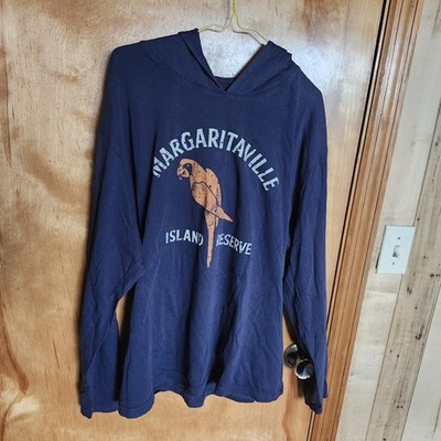Margaritaville Island Reserve Parrot Hoodie T-Shirt Vacation Cruise