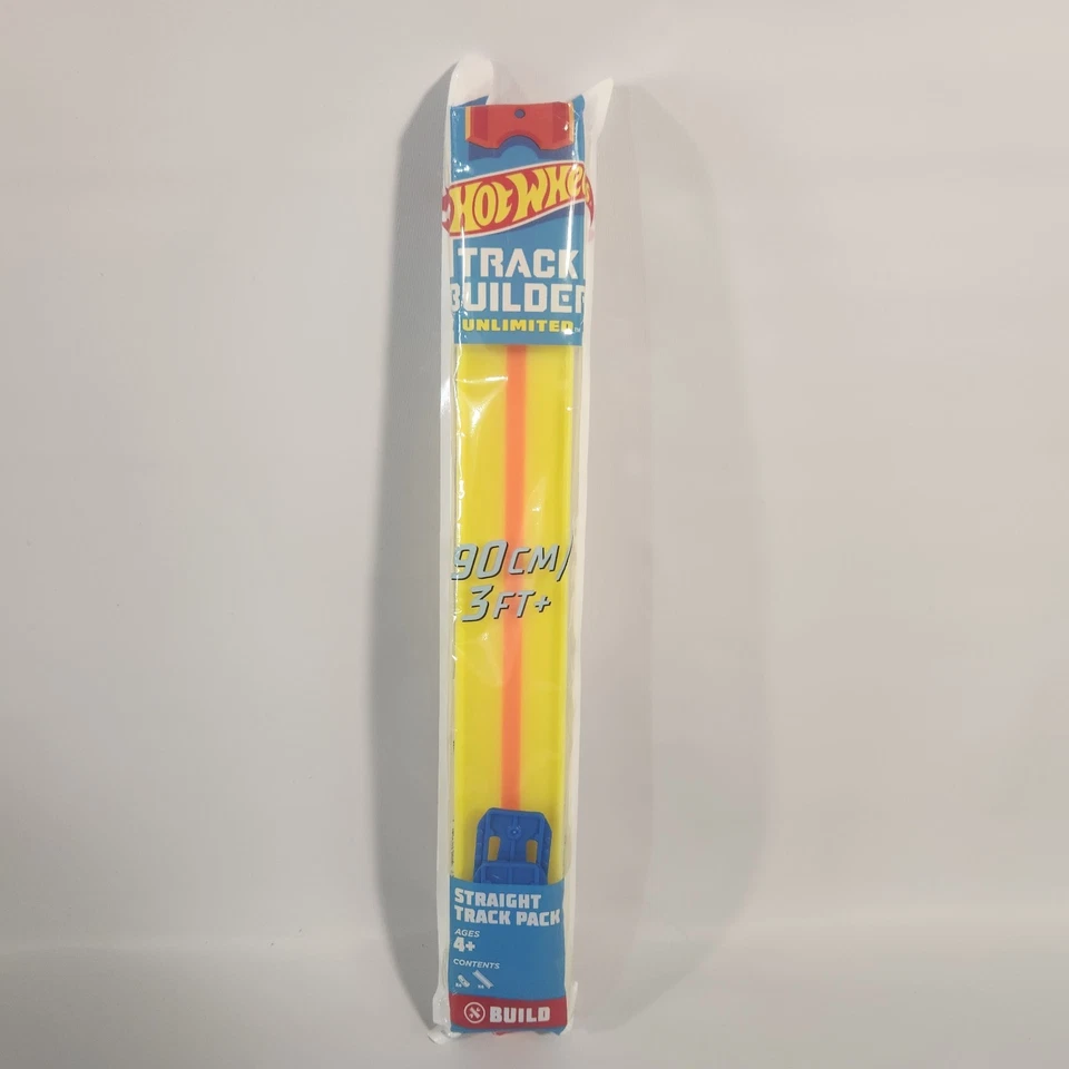 Hot Wheels Track Builder Lote Ilimitado de 3 90 cm/3 pies Amarillo, Naranja y Negro Nuevo Foto 2 de 4
