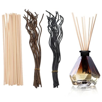 Diffusor-Sticks Rattan Raumduft Aromasticks Holzfarben Schwarz Kaffeebraun