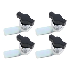 4 PCS 28mm T Handle Swing Knob Thumb Operated Cam Lock Turn Latch for Cabinet
