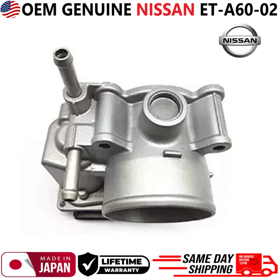 Cuerpo de acelerador GENUINO para Nissan Sentra Versa Cube 2007-2021 NV200 I4, ET-A60-02 Foto 4 de 4