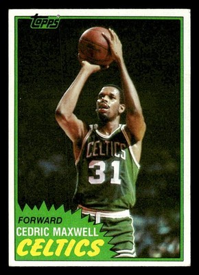 1981-82 Topps #5 Cedric Maxwell - VGEX-EX *TedsCardShack*