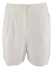 Vince Camuto Women's Summer Heat Solid Pull On Shorts Ivory 14