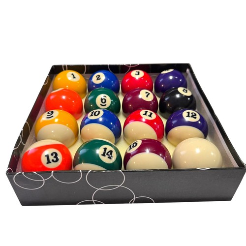2-1/4" Billiards Pool Table Cue Ball Standard Size Number Balls 16 Balls NEW!