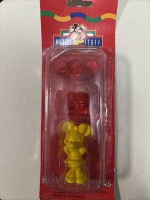 Mickey Mouse 2  Character Crayons-Rare Sunkisses Hawaii Red Yellow playful