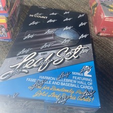 1991 Leaf Series 2 Baseball Sealed Box – 36 Packs – Gold Leaf Rookies