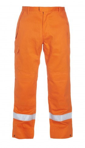 Hydrowear Meddo Multi Cvc Fire Retardant Anti-Static Trousers Orange Size 38 - Image 2