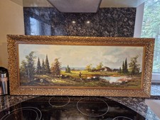 Johann Behringer Ölgemälde Bild Ol, Leinwand Holzrahmen