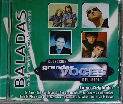 Various - Colección Grandes Voces Del Siglo: Baladas (CD, Comp) (Very Good Plus