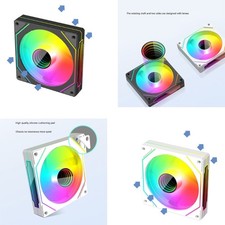 120mm ARGB Fan 4Pin PWM Fan Computer Case Cooling Fan 800-1800RPM Speed