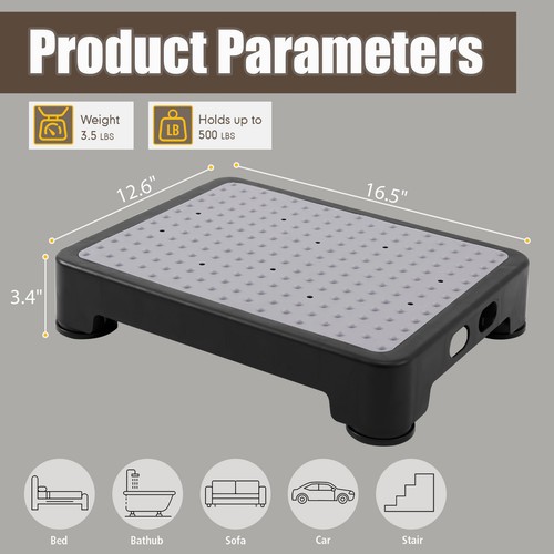 Step Stool for Adults Kids and Seniors Non-Slip Platform Indoor and Outdoor - Picture 4 of 7