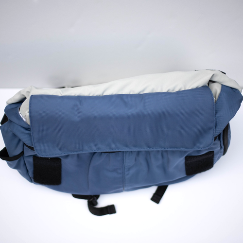 Patagonia Critical Mass 16” Messenger Laptop Bag Blue Nylon Padded NREL Logo - Picture 13 of 16
