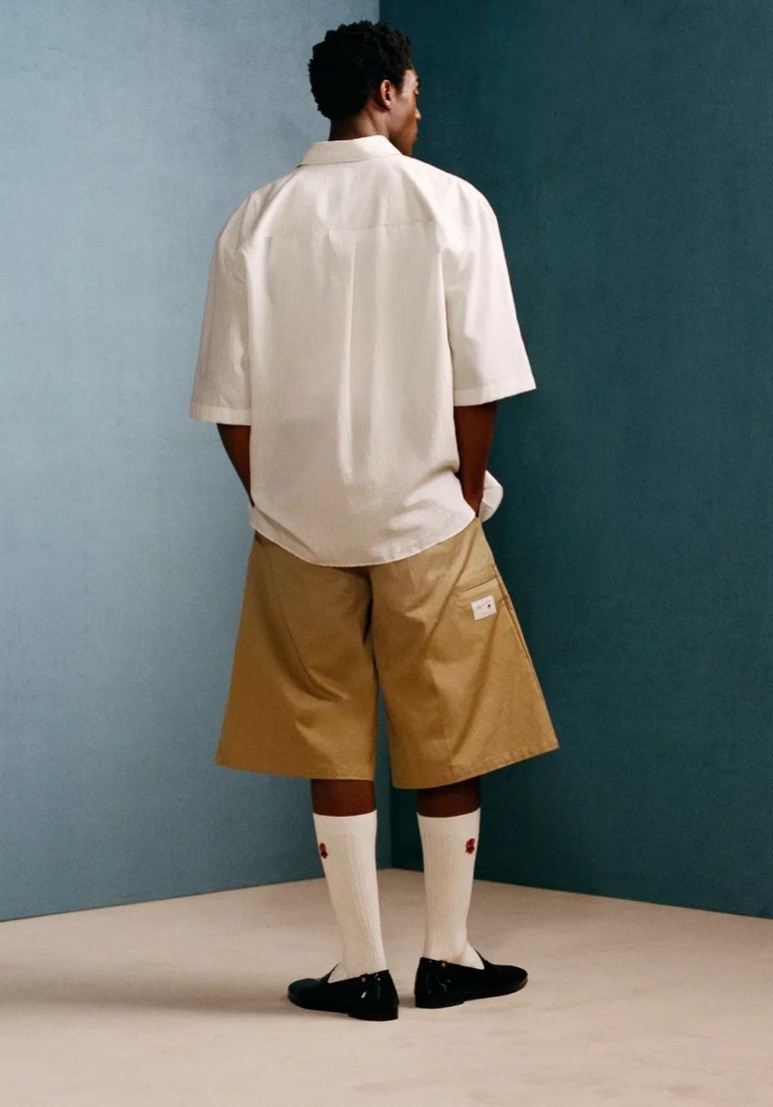 WILLY CHAVARRIA X ZARA WIDE FIT PLEATED BERMUDA SHORTS size 30 | eBay