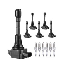 VEVOR Ignition Coil Pack and Spark Plugs,Set of 6,Compatible with Nissan Murano