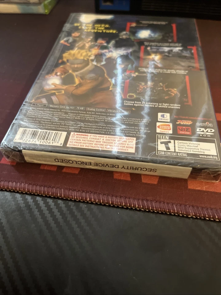 NEW Sealed Red Label Greatest Hits Naruto Uzumaki Chronicles Sony PlayStation 2  - Image 4 of 4