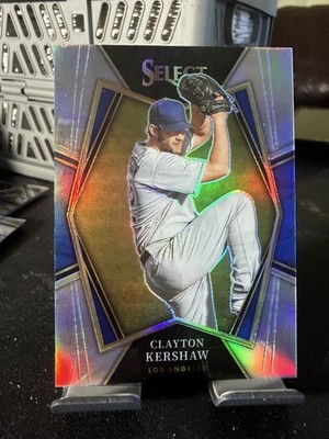 2022 Panini Select - Premier Level Clayton Kershaw #149 Holo Silver Prizm