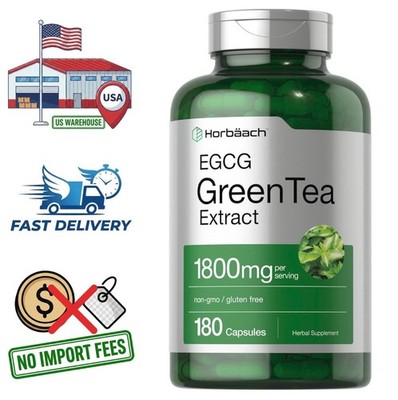 Cápsulas de Extracto de Hoja de Té Verde 95% Polyphenols 75% Catechins 45% EGCG
