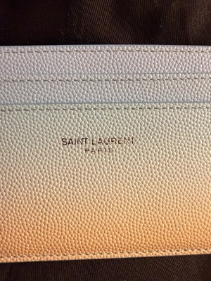 Saint Lauren YSL Leather Card Holder (Sunset Edition)