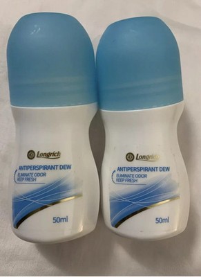 Roll On Longrich Antiperspirant Dew/ Eliminates odor (2 Packs) exp 06/27