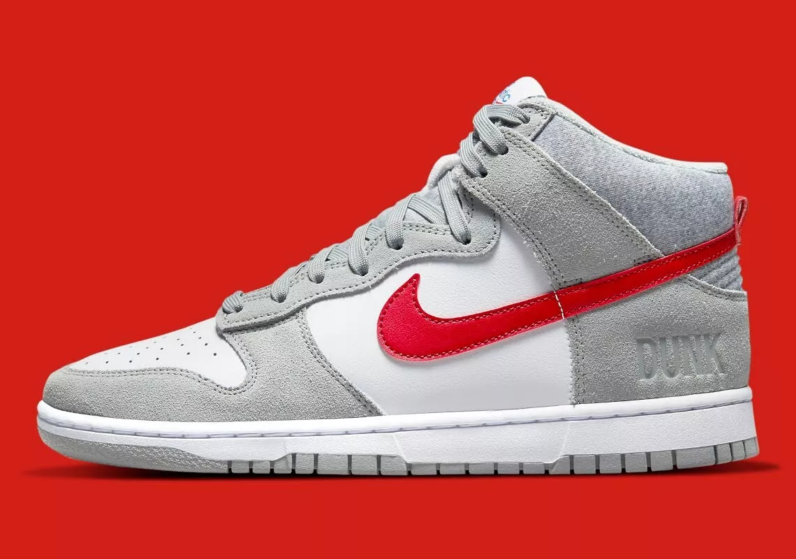 Grey and cheap red nikes